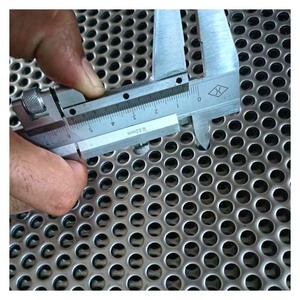 1mm 10mm 4x8 AISI acier inoxydable décoratif perforé maille écran feuille filtre maille 1.5mm trou rond plaque SS - Product Image 1