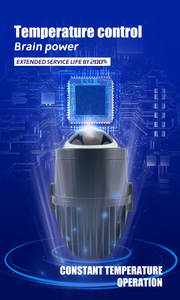 Alta calidad tres colores conmutable Led niebla Auto luz Led niebla bombilla tricolor Led lente proyector - Product Image 5