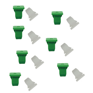 Vis de fixation rapide pour pare-chocs de voiture K32 en plastique, écrou à filetage rapide, vert et blanc - Product Image 1