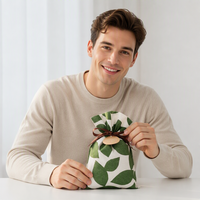 Haute Qualité Personnalisé Non-Tissé Sac En Soie Cordon Polyvalent Cadeaux Imprime Cosmétiques Emballage-Offre Promotionnelle Alibaba Chine