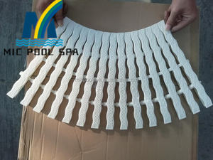 Grille de débordement d'ABS de drain de gouttière de PVC d'approvisionnement d'usine pour des piscines d'enfants et de station thermale - Product Image 3