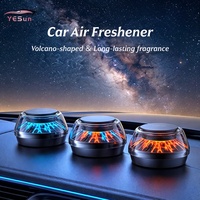 Diffuseur de parfum intelligent pour voiture, design volcan, logo personnalisé, liquide premium, aromathérapie, parfum pour voiture