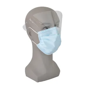 Маска для лица с петлей для ушей, маска 3 уровня 2 с защитой от брызг, хирургическая маска для лица с глазу на глаз