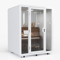 Harga Pabrik Stan Kantor Kedap Suara Dalam Ruangan Ruang Kerja Ruang Suara Modular Stan Studio Kedap Suara dengan Ventilasi