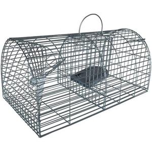 La familia <span class=keywords><strong>de</strong></span> alambre <span class=keywords><strong>de</strong></span> Metal galvanizado rata grande jaula trampa roedor bichos humano Animal Control <span class=keywords><strong>de</strong></span> plagas - Product Image 1