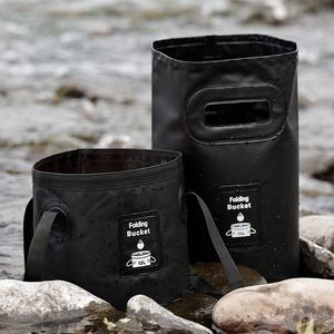 Ironkeledai 15L ember Kemah luar ruangan <span class=keywords><strong>Multi</strong></span> fungsi lipat ember berkemah piknik memancing perjalanan ember - Product Image 6