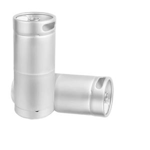 Barril de Cerveza KIMLONG SLIM KEG de 20 Litros, Comercial, Portátil, Plateado, para Elaboración Casera de Cerveza Artesanal, con Conectores Tipo A - Product Image 1