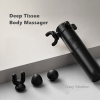 Outil de massage corporel portatif multi-vitesses, appareil de percussion compact rechargeable pour le dos, le cou, les épaules, soulagement doux des nœuds musculaires