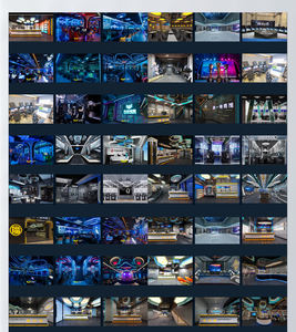 Bloques de luz LED Esports resistentes | Construcción regulable RGB antideslumbrante para zonas de juego de hoteles concurridos y cafés Esports populares - Product Image 5