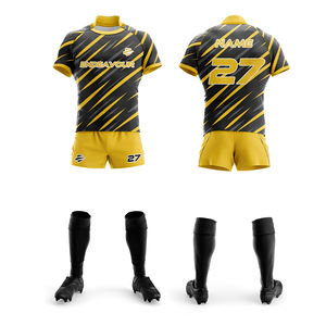 Camiseta de rugby personalizada transpirable de cambio rápido Camiseta de rugby Moq baja sublimada personalizada de alta calidad para hombres - Product Image 5