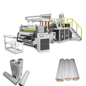 Máquina de fabricación de películas adhesivas PVC 1000mm línea de producción de máquina de fabricación de películas elásticas fundidas