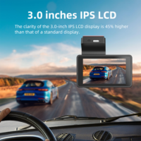 Caméra embarquée 4G compatible, DVR 2 canaux, écran LCD 3,0 pouces, double objectif 2K, boîte noire de voiture F1.8 pour la prévention des accidents et de la fraude nocturnes