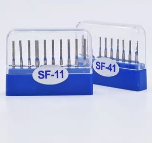 Frese Diamantate Dentali per Manipolo ad Alta Velocità, Media FG 1.6mm, Impugnatura a Frizione Diamantata <span class=keywords><strong>MANI</strong></span> - Product Image 6