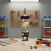 Adhésif silicone neutre transparent haute performance ZhongGuiYuan pour verre, étanche aux intempéries, pour construction, toiture métallique et gouttière