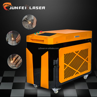 Machine à souder au laser portative JUNFEI 1500W/2000W/3000W, 1-5 mm, facile à utiliser sur les tuyaux en acier au carbone, coque mécanique