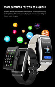 Montre connectée 2025 avec écouteurs Z15 MAX 2 en 1 pour casque audio, montre intelligente avec ECG, moniteur de fréquence cardiaque, moniteur d'oxygène sanguin, montre de sport Z15 MAX - Product Image 5