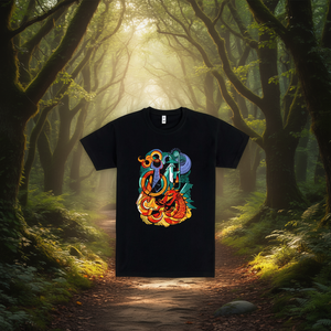 Camiseta gráfica Path Of The Ring negra unisex talla mediana - Product Image 3