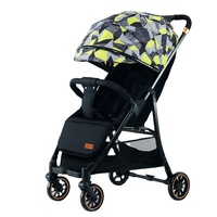 Nouvelle poussette bébé 2026 - Poussette bébé pliable portable avec vue haute, utilisable en position assise ou allongée - Vente chaude