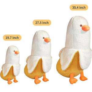 <span class=keywords><strong>Peluche</strong></span> Canard <span class=keywords><strong>Banane</strong></span> 1883, Mignon Oreiller à Câliner, Canard en <span class=keywords><strong>Peluche</strong></span>, Vente en Gros ODM, Animal, Filles, Garçons, Blanc, Dessin Animé Créatif, <span class=keywords><strong>Peluche</strong></span> Géante - Product Image 4