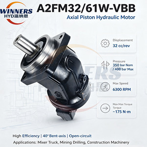 Moteur hydraulique A2FM32 A2FM28 A2FM45 A2FM56 de remplacement pour la série A2FM, pièces détachées pour machines lourdes - Product Image 2