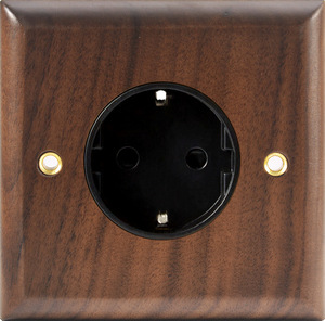 Retro Metal Wall Switches 3-Gang Toggle <b>With</b> 1 Outlet IP20 230V 16A EU Standard - Product Image 5