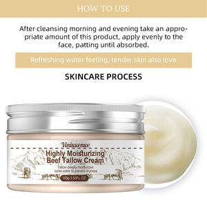 <span class=keywords><strong>Crema</strong></span> Viso e Corpo <span class=keywords><strong>100</strong></span>% Organica al Sego di Manzo Alimentato a Erba, Idratante Montato per Pelle Estremamente Secca, Balsamo al Sego - Product Image 6