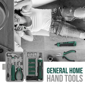 Kit de destornillador eléctrico hiperpotente de 3.7V con enchufe de 1/4 pulgada, alimentado por batería, con herramientas para reparaciones y mantenimiento en el hogar. - Product Image 3