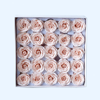 Valentinstag Erwachen Rose Seife Blumen kopf handgemachte ewige Blume Fett Seife Blume Geschenk box DIY Weihnachts strauß Geschenk