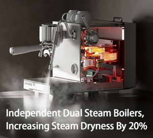 เครื่องชงกาแฟเอสเพรสโซ่กึ่งอัตโนมัติคุณภาพสูง ยอดขายดี ผลิตในอิตาลี สำหรับร้านกาแฟ คาปูชิโน่ และใช้ในบ้าน - Product Image 4