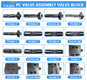 Katup Pabrik Asli 702-21-55100 723-40-71102 untuk Katup Kontrol Utama <span class=keywords><strong>Excavator</strong></span> PC130-7 PC200-7 PC60-7 PC130-8MO PC210-10 Part - Product Image 5