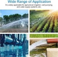 Kit de pompe submersible solaire pour puits profond 1HP 750W DC 48V 3 pouces en acier inoxydable 304 avec contrôleur MPPT 16A et connecteurs MC4 pour l'irrigation agricole