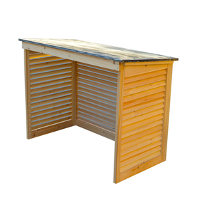 <span class=keywords><strong>Copertura</strong></span> per Condizionatore d'Aria, Schermo Privacy Decorativo in Legno, Recinzione per Sistemi di Climatizzazione Esterni - Product Image 2