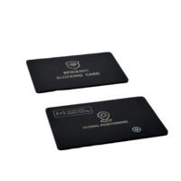 Penjualan Terlaris Find My Tag RFID Pelacak Dompet Isi Ulang Kartu Pemblokir 2 in 1 Kartu Pelacak Lokasi dan Kartu Pemblokir NFC