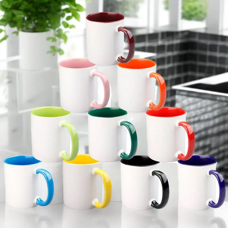Popular Top Grade Custom Logo Ceramics Cup Blank Sublimation Blank Cheap Coffee Ceramics Mug For Personalized
