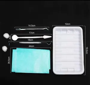 Kit d'examen dentaire de kit de chirurgie buccale jetable combiné médical