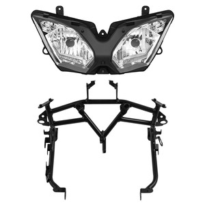 Conjunto de Faro Delantero y Soporte de Carenado para Motocicleta TCMT, Compatible con <span class=keywords><strong>Kawasaki</strong></span> <span class=keywords><strong>Ninja</strong></span> <span class=keywords><strong>650</strong></span> 2017-2019 <span class=keywords><strong>2018</strong></span>, Soporte para Lámpara Delantera - Product Image 1