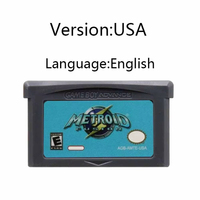 Nouvelle Cartouche de Jeu Vidéo 32 bits Série Metroid pour Game Fusion Zero Mission pour //Version USA/EUR