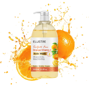 Gel de ducha iluminador antioxidante con vitamina C para piel naranja OEM para un Limpiador diario refrescante - Product Image 3