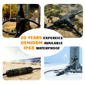 Connecteur étanche Greenway IP68, connecteur à levier étanche, connexion rapide à 2 voies pour applications extérieures - Product Image 2