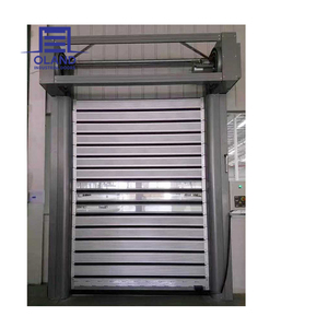 Puerta Rápida Enrollable Automática de Aluminio de Alta Velocidad, Aislamiento Térmico, Resistencia al Viento, Uso Industrial - Product Image 6