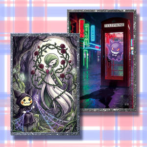 Populaire Premium Anime Pokemoned Art Board Set Base Megadream Cartes Postales Gengar Cartes Protectrices Album Cartes à Collectionner Boîte Mystère - Product Image 1