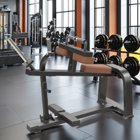Appareil de musculation assis pour les mollets, à charge libre, pour l'entraînement des soleus, des gastrocnémies et des mollets.