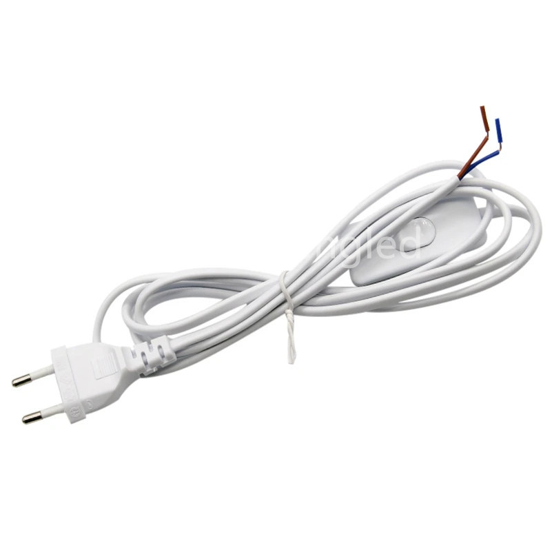 Non-Polarized Works With Notebook Laptop, Printer, Chargers Game Console and More Slot Printer Power Cord Cable for European
