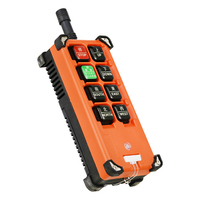 FSK AC380V 8 boutons 433MHz émetteur et récepteur de Code d'apprentissage sans fil universel télécommande industrielle pour grue