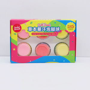 Natural Herbal Sweaty Detox Foot Soak Tablets <b>Essential</b> <b>Oils</b> Bath Bombs Gift <b>Set</b>-Luxury Cupcake Fizzies Perfect Bubble SPA Home - Product Image 4