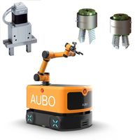 Bras de robot collaboratif AUBO i5 6 axes Cobot pour l'automatisation industrielle, solution de bras robotique léger sûr et flexible