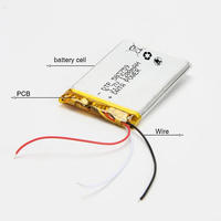 Batterie au lithium haute densité énergétique 3.7V 503759 1200mAh/1300mAh, taille personnalisée, batterie Li-ion KC/PSE/UN38.3/ROHS pour appareils intelligents