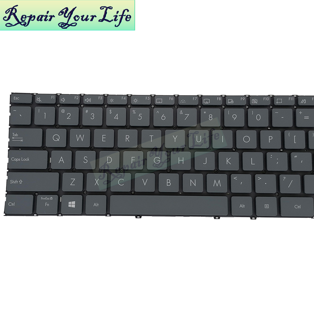 【未使用に近い】ASUS Zenbook A14 USキーボード ASUS ZenBook 14 UX425用バックライトキーボード - 新品、6ヶ月保証