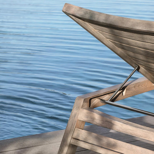 Chaise longue <span class=keywords><strong>de</strong></span> luxe <span class=keywords><strong>d</strong></span>'extérieur pour hôtel, villa, <span class=keywords><strong>jardin</strong></span>, piscine, <span class=keywords><strong>en</strong></span> teck, pour resort - Product Image 3
