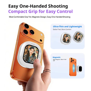T30 Wireless Magnetic Phone Vlog <b>Screen</b> Monitor Selfie Display Live Broadcast <b>Screen</b> Sharing Device Easy One-Handed Compact Grip - Product Image 5